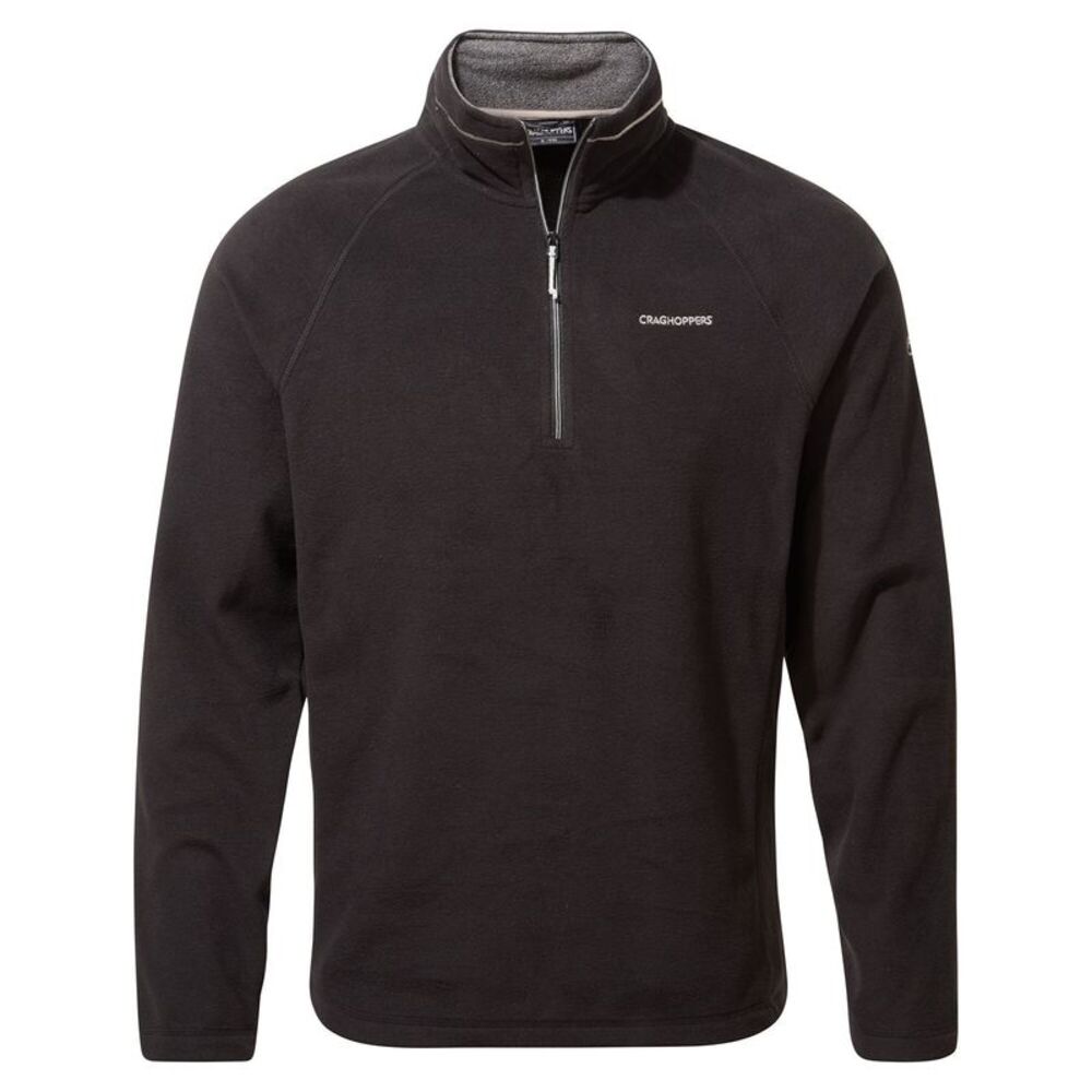 Craghoppers Mens Corey VI Half Zip Fleece Top / Black